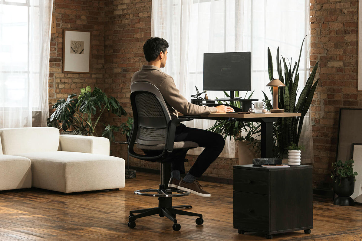 Breck Stool in lifestyle shot
